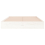 VidaXL vidaXL Solid Wood Bed Frame White 140x190 cm Bedroom Wooden Bedstead Bed Base 6