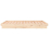VidaXL (brown, 135 x 190 cm) vidaXL LED Bed Frame Mattress Foundation Bedstead Platform Bed Base Solid Wood 8