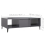 VidaXL vidaXL Coffee Table High Gloss Grey Engineered Wood Couch End Indoor Table 10