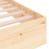 VidaXL vidaXL Solid Wood Bed Frame 140x200 cm Bedroom Wooden Bedstead Platform Bed 8