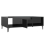 VidaXL vidaXL Coffee Table High Gloss Black Engineered Wood Couch End Indoor Table 8