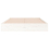 VidaXL vidaXL Bed Frame Bed Base Wooden Bed White Solid Wood 120x190 cm Small Double 6