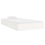 VidaXL vidaXL Solid Wood Bed Frame White 100x200 cm Bedroom Wooden Bedstead Bed Base 4