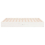 VidaXL vidaXL Bed Frame Bed Base Wooden Bed White Solid Wood 120x190 cm Small Double 7