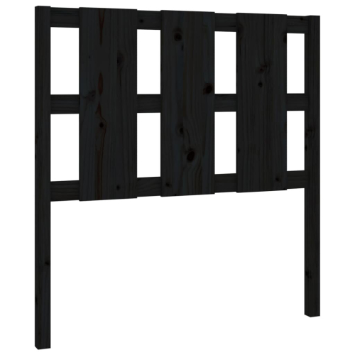 VidaXL (black, 105.4 x 4 x 100 xm) vidaXL Bed Headboard Home Bedroom Decorative Bed Header Panel Solid Wood Pine 2