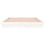 VidaXL (white, 135 x 190 cm) vidaXL LED Bed Frame Mattress Foundation Bedstead Platform Bed Base Solid Wood 8