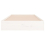 VidaXL vidaXL Solid Wood Bed Frame White 100x200 cm Bedroom Wooden Bedstead Bed Base 6