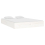 VidaXL vidaXL Bed Frame Bed Base Wooden Bed White Solid Wood 120x190 cm Small Double 4