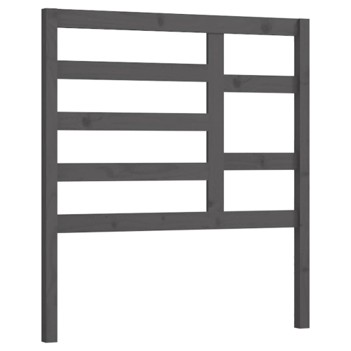 VidaXL (grey, 96 x 4 x 104 cm) vidaXL Bed Headboard Home Bedroom Decorative Bed Header Panel Solid Wood Pine 2