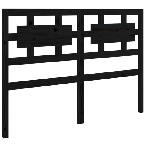 VidaXL (black, 185.5 x 4 x 100 cm) vidaXL Solid Wood Pine Bed Headboard Wooden Bed Header Multi Colours/Sizes 2