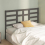 VidaXL (grey, 156 x 4 x 104 cm) vidaXL Bed Headboard Home Bedroom Decorative Bed Header Panel Solid Wood Pine 4