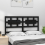 VidaXL (black, 125.5 x 4 x 100 cm) vidaXL Solid Wood Pine Bed Headboard Wooden Bed Header Multi Colours/Sizes 4