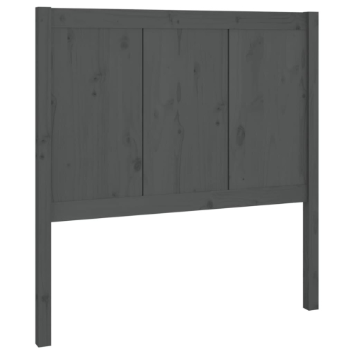 VidaXL (grey, 80.5 x 4 x 100 cm) vidaXL Bed Headboard Home Bedroom Decorative Bed Header Panel Solid Wood Pine 2