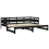 VidaXL (black, 90 x 190 cm) vidaXL Solid Wood Pine Pull-out Day Bed Wooden Sofa Bed Multi Colours/Sizes 10