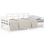 VidaXL (white, 90 x 190 cm) vidaXL Solid Wood Pine Pull-out Day Bed Wooden Sofa Bed Multi Colours/Sizes 13