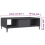 VidaXL vidaXL Coffee Table Grey Engineered Wood Couch Accent Centre End Indoor Table 5
