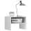 vidaXL 2x Bedside Cabinets High Gloss White Engineered Wood Table Nightstand 4