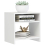 vidaXL 2x Bedside Cabinets High Gloss White Engineered Wood Couch End Table 4