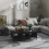 VidaXL vidaXL Coffee Table Grey Engineered Wood Couch Accent Centre End Indoor Table 4