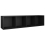 vidaXL reol/TV-bord sort 36x30x143 cm spånplade 9