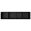 vidaXL reol/TV-bord sort 36x30x143 cm spånplade 10