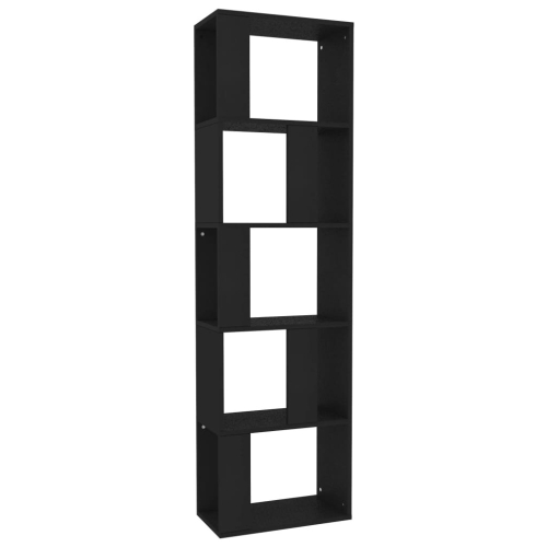 vidaXL reol/opdeler sort 45x24x159 cm 2