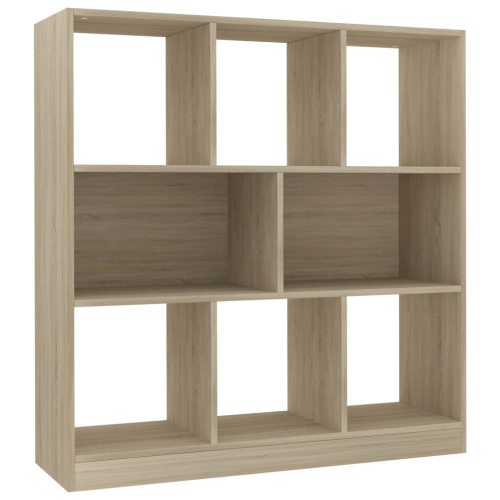 vidaXL reol Sonoma eg 97,5x29,5x100 cm spånplade 2