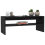 VidaXL vidaXL Coffee Table Black Engineered Wood Couch End Side Sofa Small Sofa Table 4