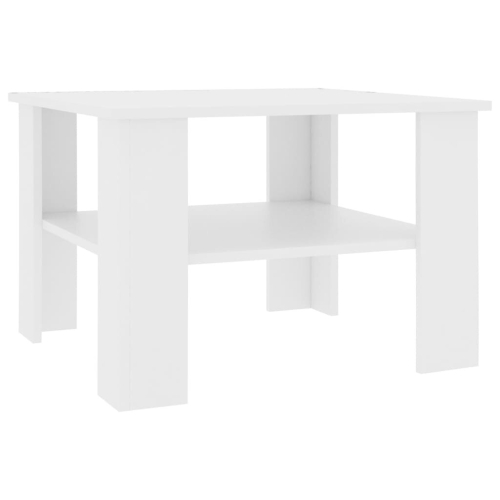 VidaXL vidaXL Coffee Table White Engineered Wood Couch Side Dining Telephone Table 2