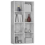 vidaXL Book Cabinet/Sideboard Concrete Grey Engineered Wood Bookshelf Rack 4