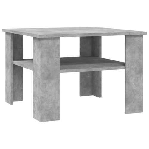 VidaXL vidaXL Coffee Table Concrete Grey Engineered Wood Couch Dining Telephone Table 2