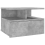 VidaXL vidaXL Floating Nightstand Concrete Grey Engineered Wood Wall Bedside Table 3