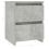 VidaXL vidaXL Bedside Cabinet Engineered Wood Concrete Grey Bed Drawer Cabinet Table 7