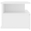 VidaXL vidaXL Floating Nightstand White Engineered Wood Wall-mounted Bedside Shelf 5