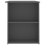 vidaXL Desk Engineered Wood Grey Office Workstation Writing Computer Desk 7