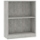 VidaXL vidaXL Concrete Grey 2-Tier Bookshelf – Engineered Wood Storage Rack, 602474.5 cm, Code 800859 3