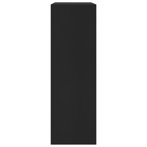 vidaXL bogreol sort 60 x 24 x 74,5 cm spånplade 2