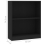 vidaXL bogreol sort 60 x 24 x 74,5 cm spånplade 4