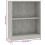 VidaXL vidaXL Concrete Grey 2-Tier Bookshelf – Engineered Wood Storage Rack, 602474.5 cm, Code 800859 6