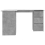 VidaXL vidaXL Corner Desk Concrete Grey Engineered Wood Study Laptop Workstation 12