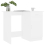 vidaXL Desk White Engineered Wood Corner Console Computer Writing Office Table 4