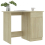 vidaXL Desk Sonoma Oak Engineered Wood Corner Console Writing Office Table 4
