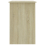 vidaXL Desk Sonoma Oak Engineered Wood Corner Console Writing Office Table 9
