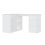 vidaXL Corner Desk White Engineered Wood Computer Table Laptop Workstation 9