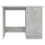 vidaXL Desk Concrete Grey Engineered Wood Corner Console Writing Office Table 8