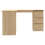 VidaXL vidaXL Corner Desk Sonoma Oak Engineered Wood Study Table Laptop Workstation 12