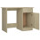 vidaXL Desk Sonoma Oak Engineered Wood Corner Console Writing Office Table 6