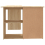 VidaXL vidaXL Corner Desk Sonoma Oak Engineered Wood Study Table Laptop Workstation 14