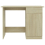 vidaXL Desk Sonoma Oak Engineered Wood Corner Console Writing Office Table 8