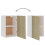 VidaXL vidaXL Kitchen Cabinet Sonoma Oak Engineered Wood Kitchen Storage Organiser 6